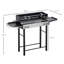 Barbecue rôtissoire, rôtissoire à charbon divisé pour poulet, dinde avec grille de barbecue à 3 niveaux