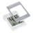 Battery Operated Digital Window Thermometer with Daily Records