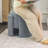 Nowata Teddy Fleece Boucle Upholstered Ottoman Stool-1216785975