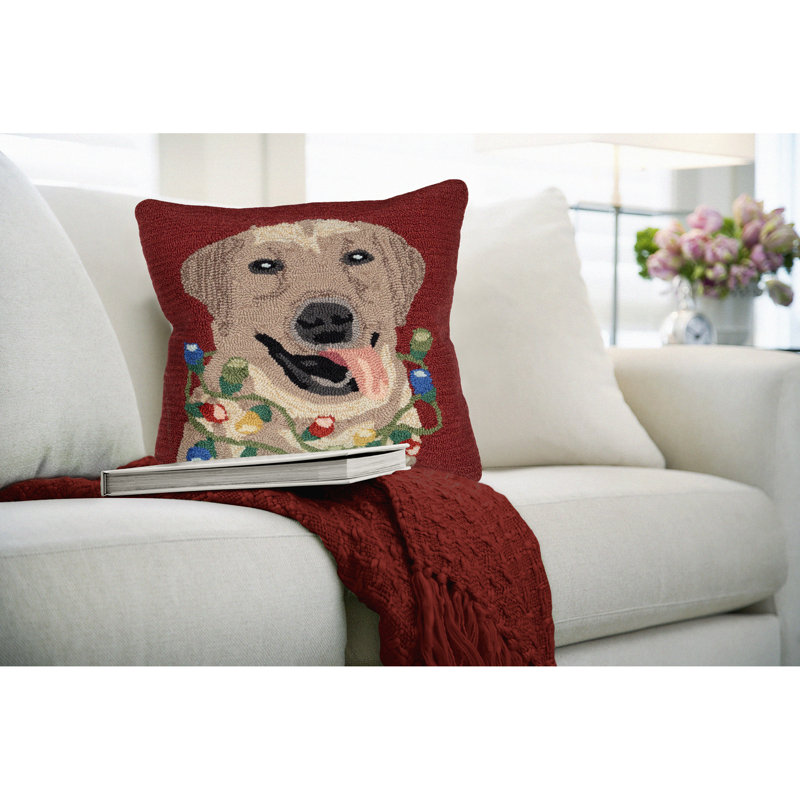 Happy Holidays Throw Pillow