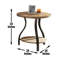 Table de bout avec rangement Jimerson
