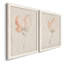 Fleur Petite I - Ensemble de 2 peintures sur toiles encadrées-1069795077-1069795087