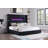 Stoehr Upholstered Eastern King Flame Visualizer Bed Black-1802398008-1802398010