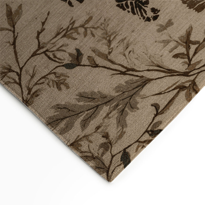 Tapis intérieur et extérieur gris Nature, Rectangulaire 3 pi x 5 pi