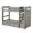 Agatie Kids Twin Over Twin Bunk Bed with Drawers-150172382
