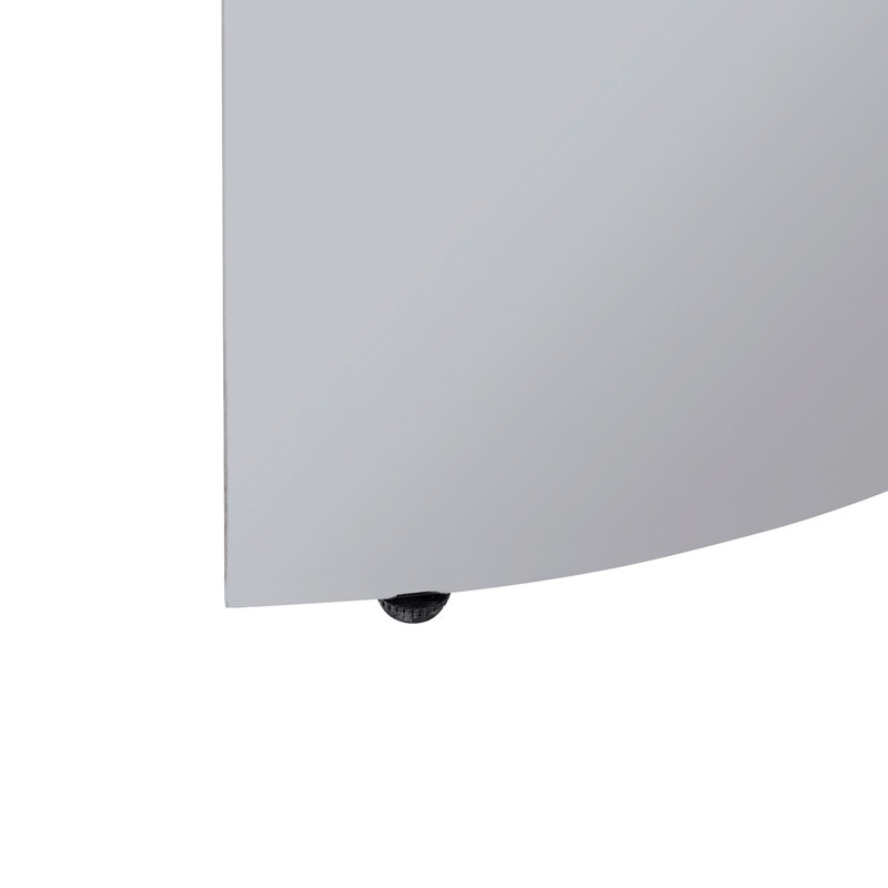 Modern Minimalist Dining Table. The White Imitation Marble Glass Desktop Is Equipped With Silver Metal Legs. Suitable For Restaurants And Living Rooms  71" *39.3" *29.5"  