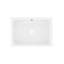 Dublin 510mm x 310mm White Rectangular Countertop Basin Bathroom Sink with Overflow