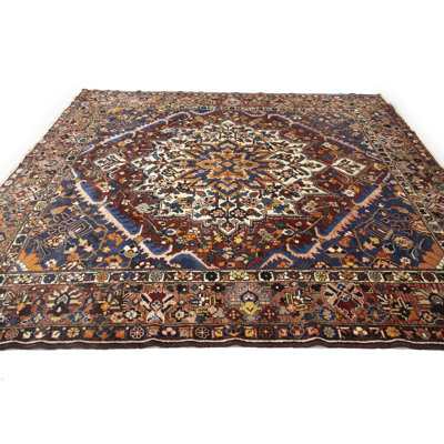 Tapis brun rouille 10X10