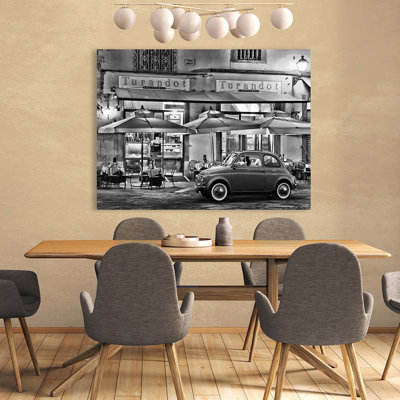 3AP5594 Italian Beauty (BW) by Gasoline Images - Wrapped Canvas Art Prints