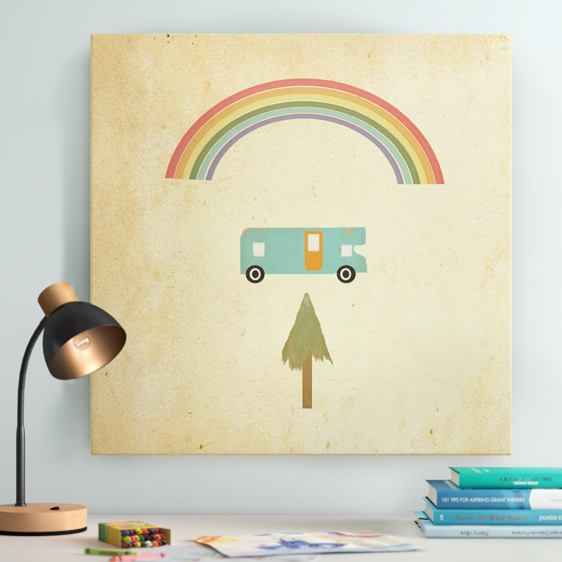 Art sur toile Adhrith «Camping Ii», H 14 po x l 14 po