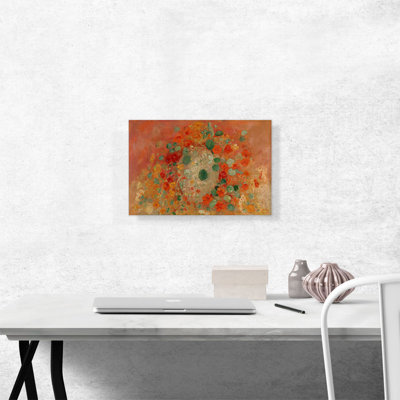 " Nasturtiums 1905 " by Odilon Redon Painting Print
