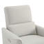Fauteuil inclinable électrique pivotant en cuir Mikkel-92158020