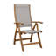Chaise de patio pliante en teck Shirk