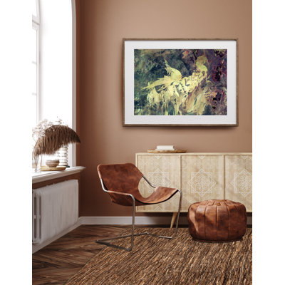 Natural Brown Tapestry Kilim 6'4" x 8'2"