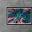 Tropical Palm In Pink & Blue Print