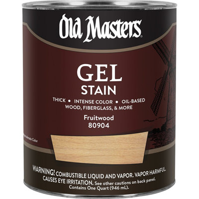 Old Masters 80904 Qt Fruitwood Gel Stain-1PK