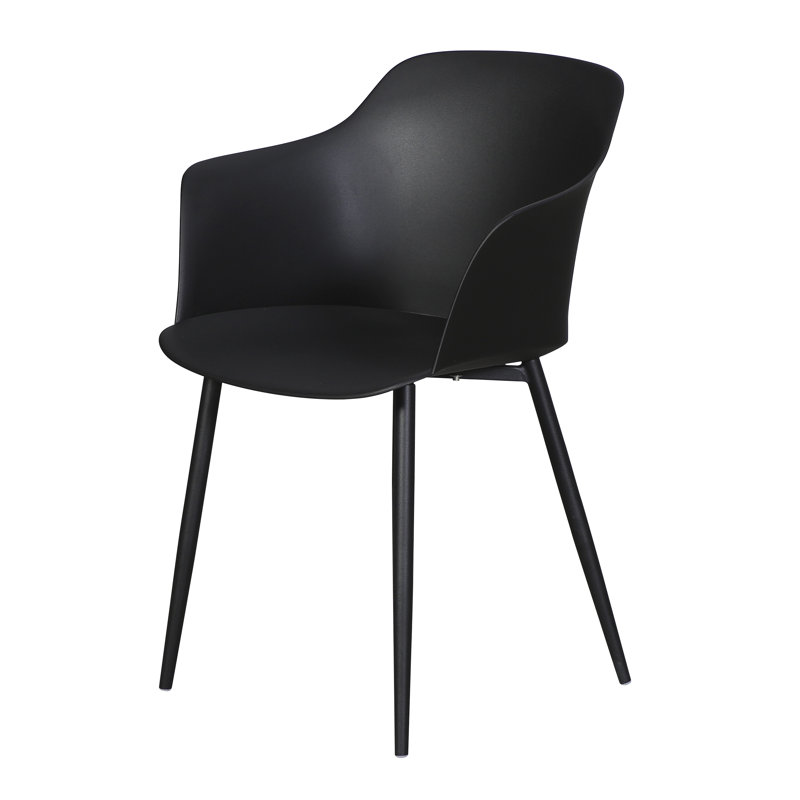 Alonzo Patio Dining Armchair, Black