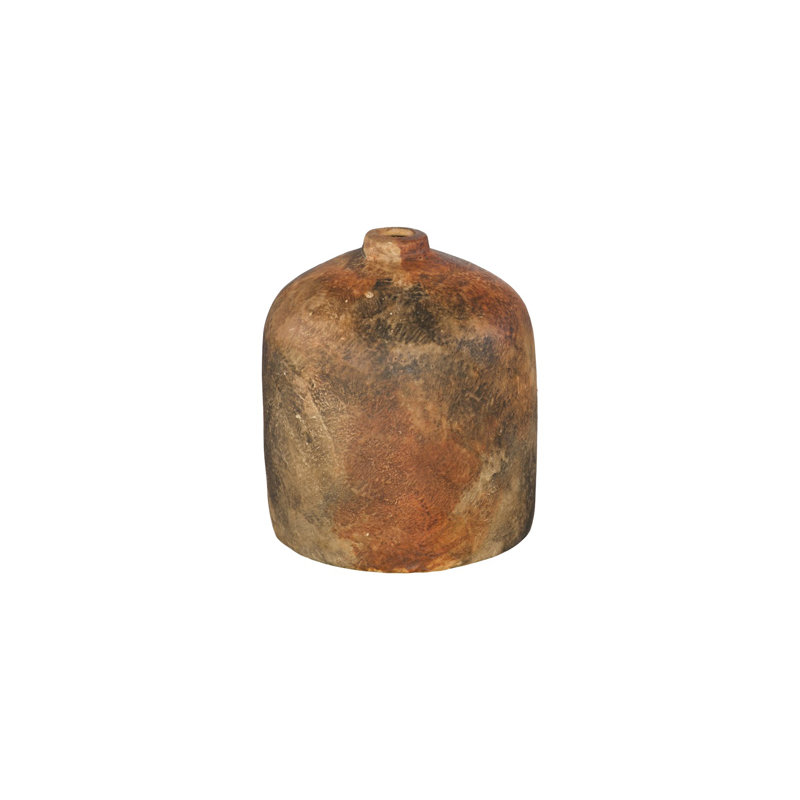 Raw Umber Vase, Stem, Amber