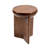 Semi-Sphere Mango Wood Accent Table with Solid Legs