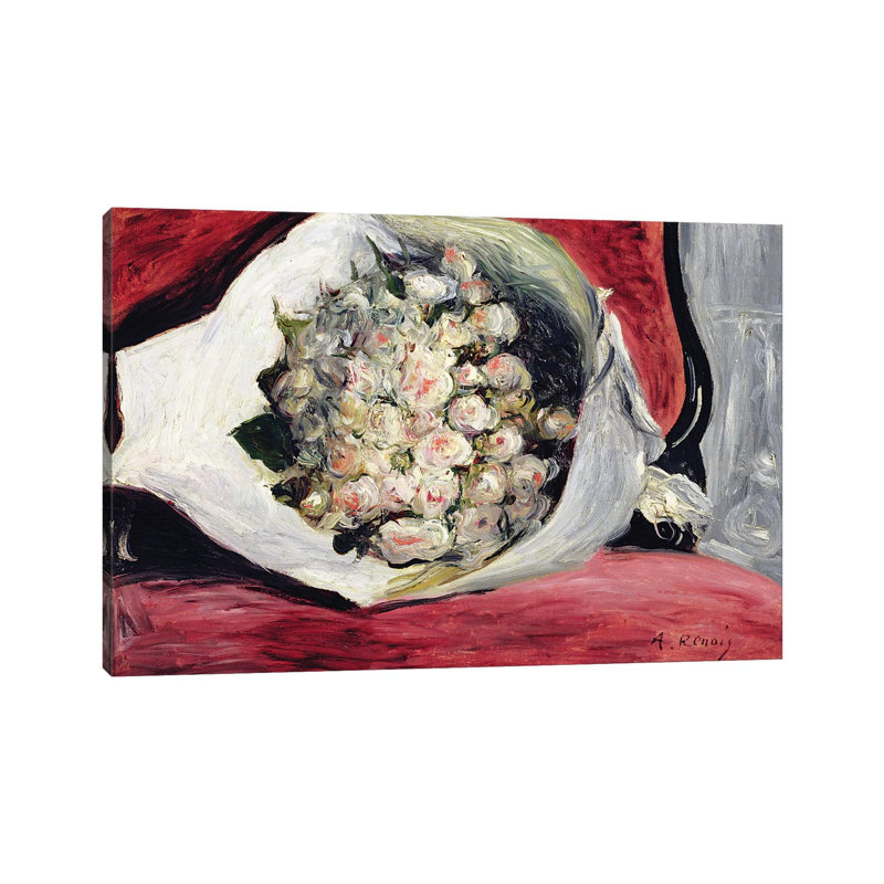 Bouquet In A Theatre Box, C.1878-80 by Pierre-Auguste Renoir - Wrapped Canvas Gallery-Wrapped Canvas Giclée