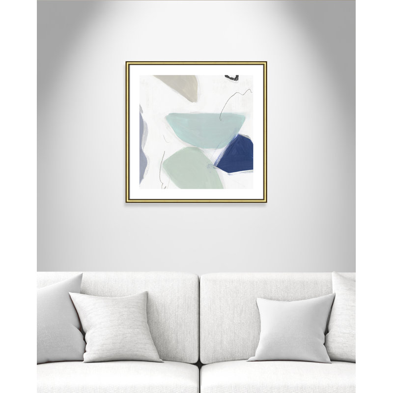 Cambrya August Eve I - reproduction d'art sur papier encadrée, Papier avec cadre doré, H 28,75 po x l 28,75 po x P 0,88 po