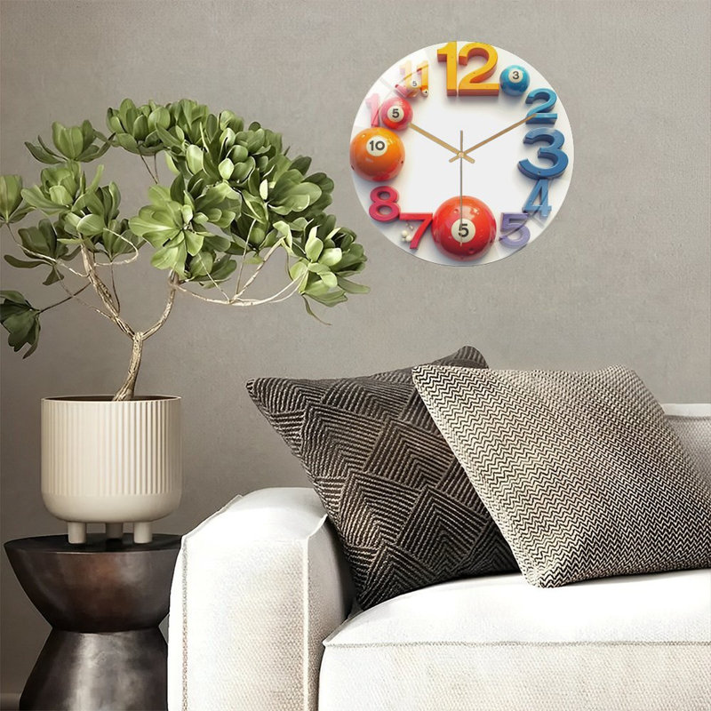 Horloge murale 12 po
