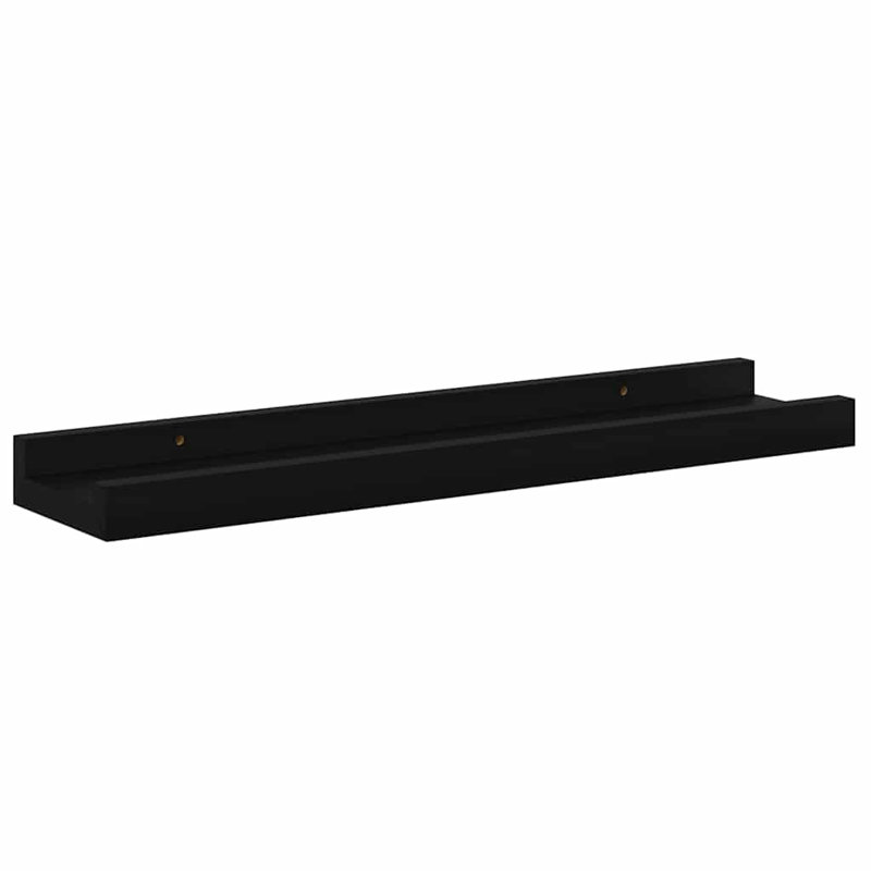 Floating Shelf, 1.2'' H x 15.7'' W x 3.5'' D, Black
