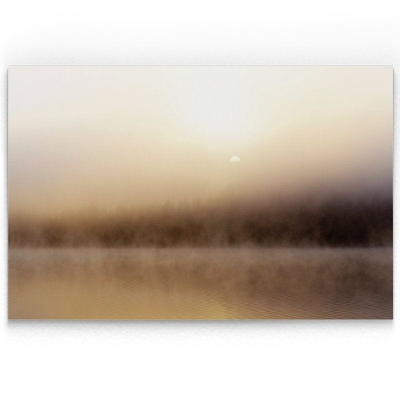 « break of aube », reproduction de peinture à l’huile sur toile tendue, H 32 po x l 48 po x P 1,5 po