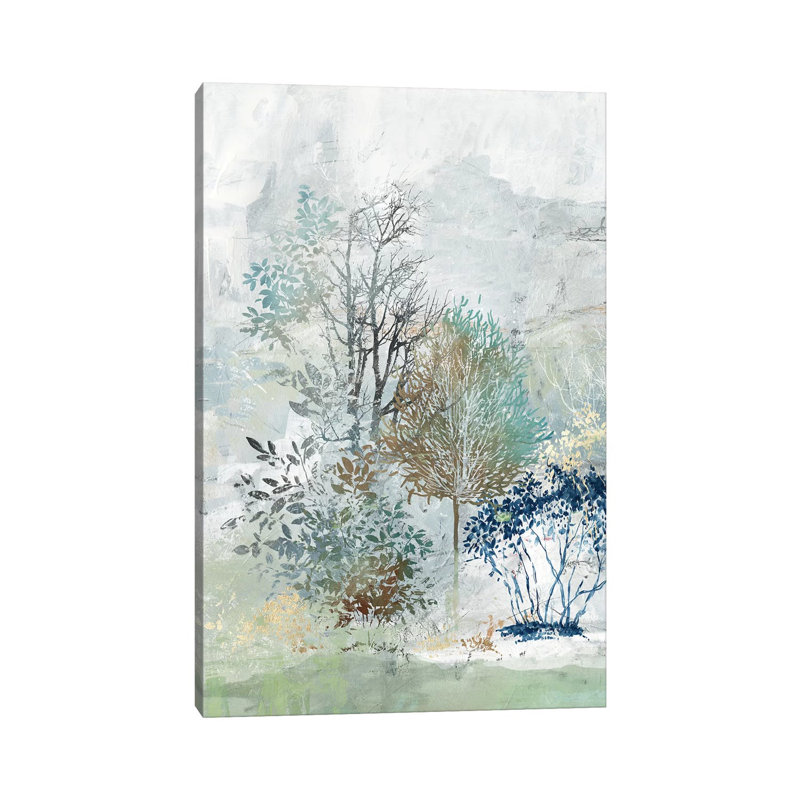 "Silence mystère I" par Allison Pearce, reproduction d’art, H 26 po x l 18 po x 1,5 po, Pas de tapis, Toile tendue