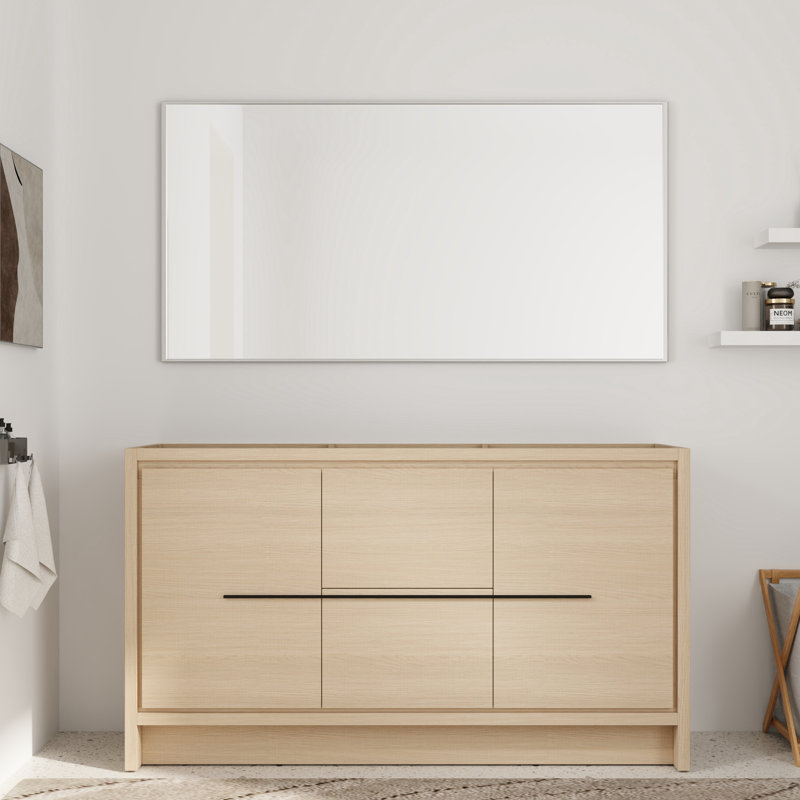 Base de meuble-lavabo double 60 po 60 po