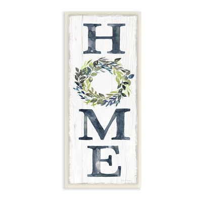 HOME Sign Garland Twig