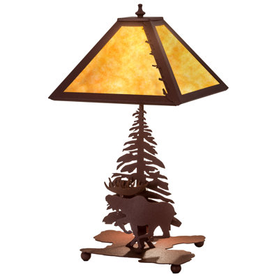 21"H Moose on the Loose Table Lamp