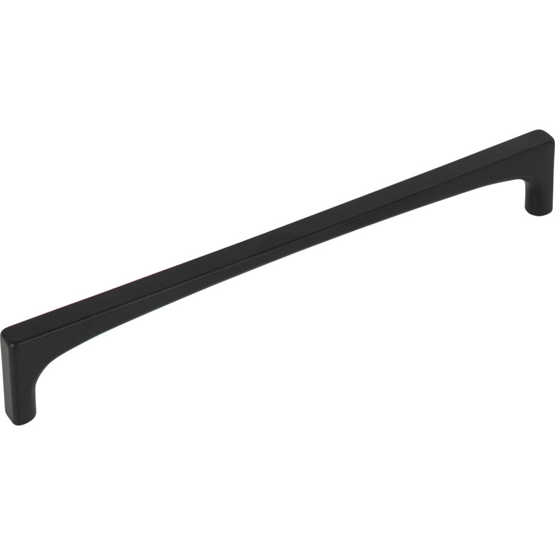 Riverside Bar pull, Flat Black, 7 9/16"
