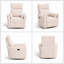  Fauteuil inclinable et berçant manuel pivotant en velours côtelé 34 po Sherry-1897598819-1886115794
