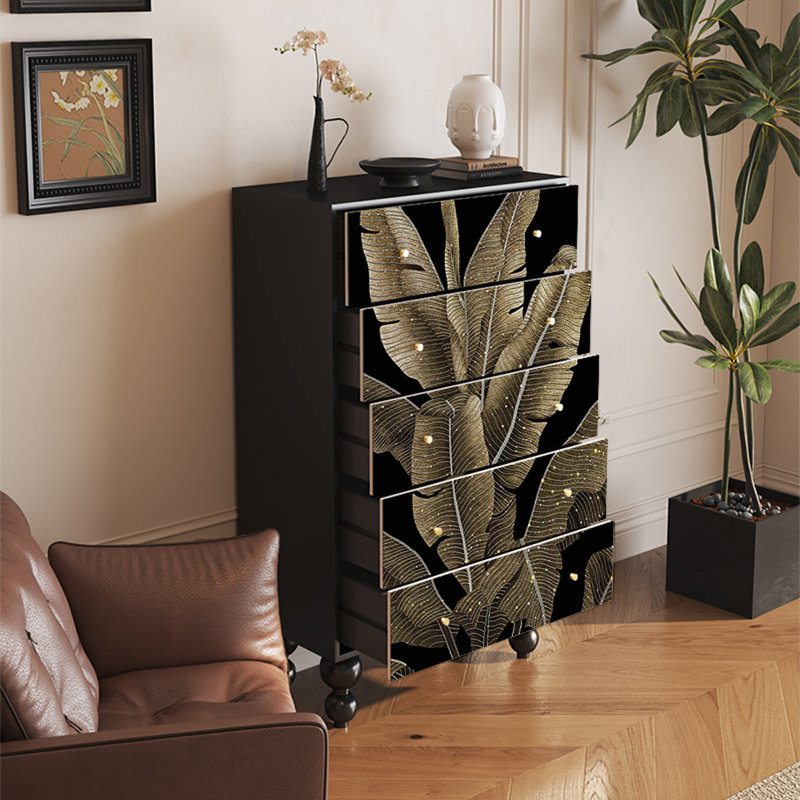 Armoire de rangement en noyer avec plateau spacieux