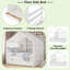 Lit pour enfant avec toit, rideaux, 2 tiroirs de rangement et 2 tablettes de rangement Montessori-1367399661-1367399663