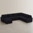 U-Shaped Stoarge Sofa Convertible Oversized Livingroom Couch-1638685795
