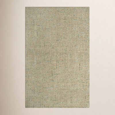 Caryville Beige Hand-Tufted Wool Rug