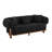 Round Arm Curved Sofa-1763054216