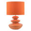 Discus Ceramic Table Lamp With Shade-1707844898