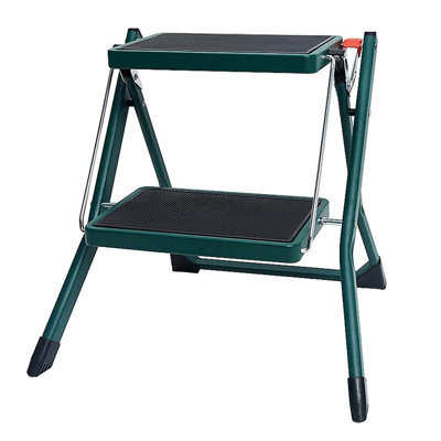 2 - Step Steel Lightweight Folding Small Step Ladder -  Delxo, X085240202011BAAAAAB273