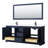 Avery 80'' Double Bathroom Vanity with Marble Top-80216453-51712106-51712107