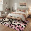 Tapis d'intérieur rose / beige / noir / gris lavable à la machine Alpesville Verona-1496177198
