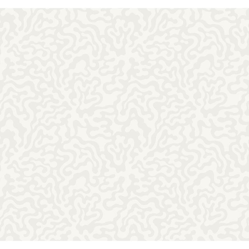 Nebulous Cloud Wallpaper, Off-White