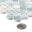 Pixie 3/4 in. Penny Glass Mosaic Wall Tile-50639079