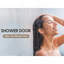 Porte de baignoire coulissante sans cadre 56-60 "X 60" H-111809751