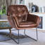Faux Leather Armchair