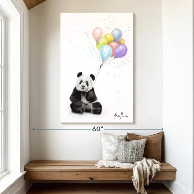 Brampt Panda Party, H 51 po x l 34 po