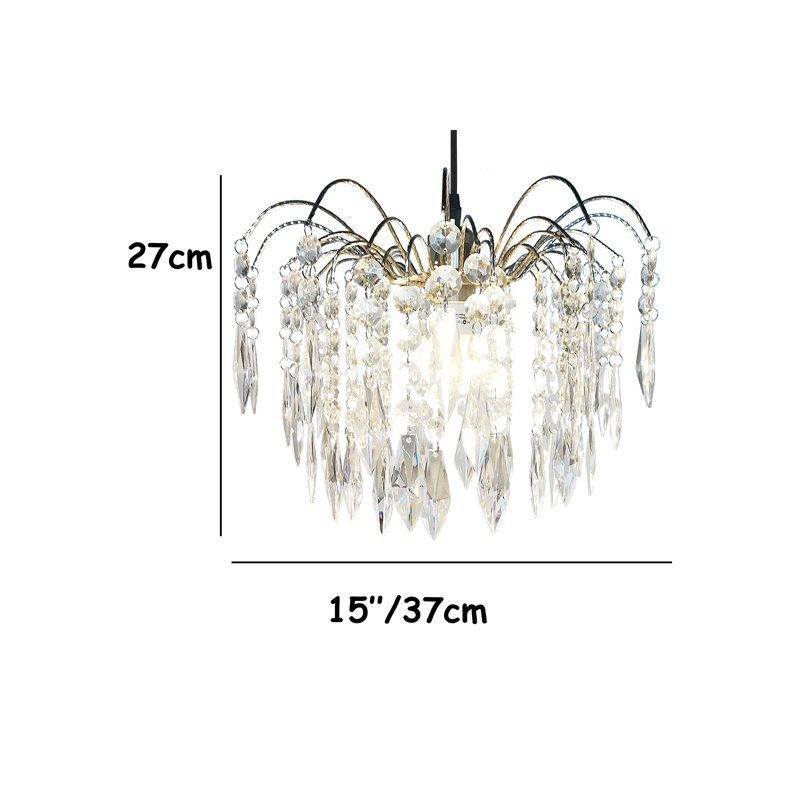 Alexander 1 - Light Silver Crystal Pendant