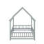Lit en bois avec toit House House-1070884632-1070884630